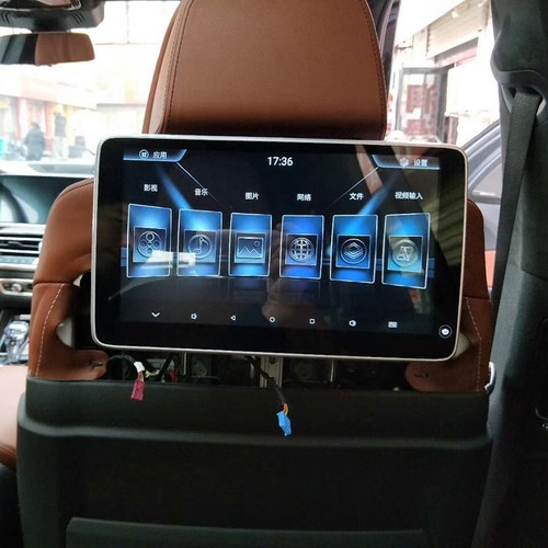 For BMW X6 F16 Rear Seat Entertainment Android Car TV Headrest Mirroring Monitor - Picture 3 of 10