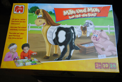 Kinderspiel Jumbo, Mäh und Muh- Wo ist die Kuh?, sehr gut erhalten