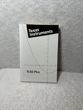 1999 Texas Instruments TI-83 Plus Manual Paperback Only Calculator Manual