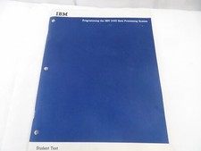 IBM Programming The IBM 1440 Data Processing System Student Text