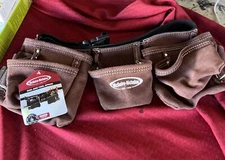 McGuire-Nicholas Leather Waist Tool Belt/Contractor's Apron #1DM-495-2