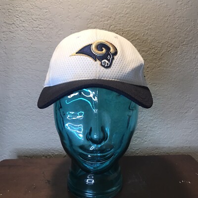 Los Angeles Rams Pro Line Reebok Hat Adjustable White Cap
