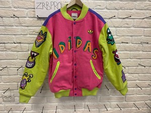 adidas originals obyo x jeremy scott x kenny scharf varsity jacket