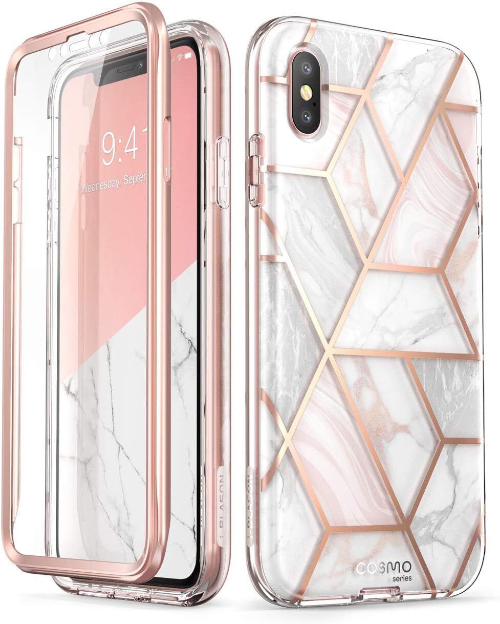 Cosmo Series Designed for iPhone Xs Max Case 2018 Release, Full-Body Bumper Case