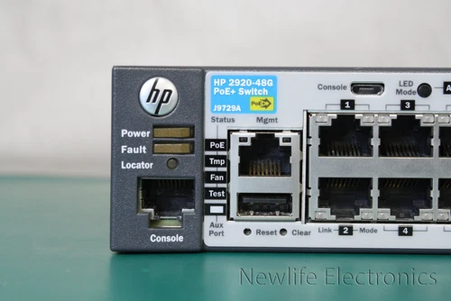 HP J9729-61101 ProCurve 2920-48G 48-port PoE+ Switch J9729A