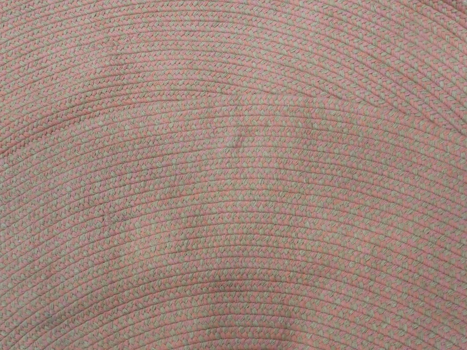 MULTI 6' X 6' Round Pulled Threads Rug, Reduced Price 1172626184 BRD168A-6R - Image 3 of 4