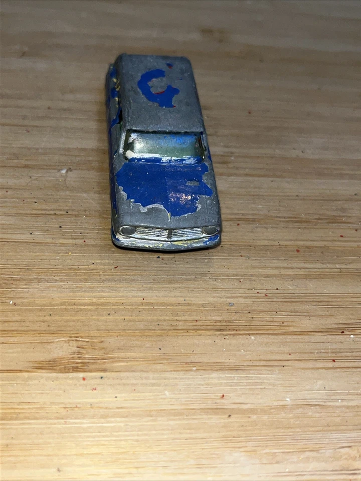 Coche familiar vintage 1971 Lesney amarillo Vauxhall Victor No.38 modelo diecast juguete #57 Foto 2 de 4