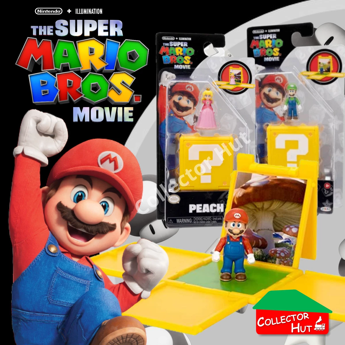 The Super Mario Bros Movie 3cm Mini Figures with Mystery Box