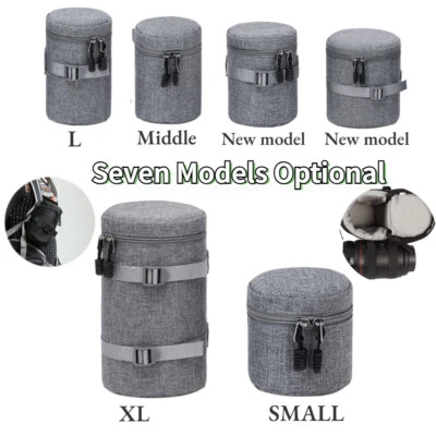 DSLR Outdoor Camera Lens Pouch SLR Case Water Resistant Set Protector Storage - Image 1 of 4