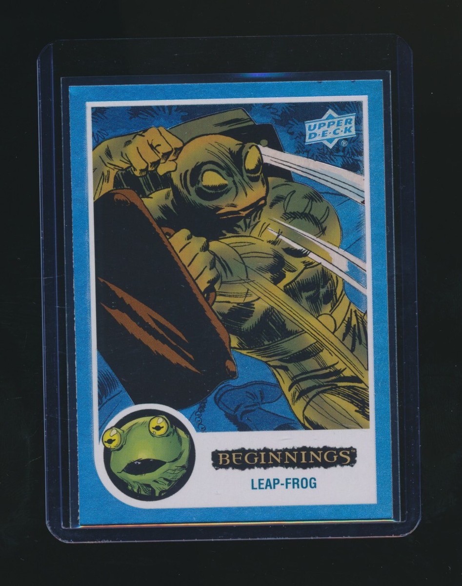 LEAP-FROG 2023 UPPER DECK MARVEL BEGINNINGS FLIPPED FX BLUE 105
