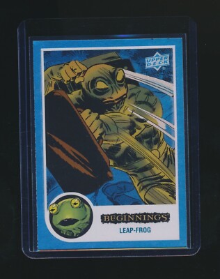 LEAP-FROG 2023 UPPER DECK MARVEL BEGINNINGS FLIPPED FX BLUE 105/125 #FFX172