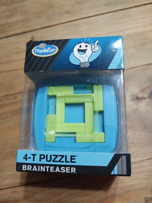ThinkFun Pocket Brainteasers 4-T Puzzle STEM Toy & Logic Game Boys & Girls 