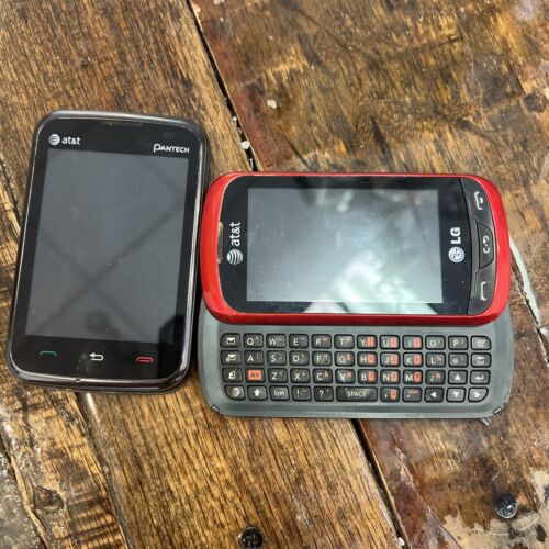 2 Cell Phones For Parts, LG Cosmos, Antech At&t, All for Parts Only - Picture 1 of 2