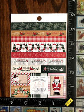 CHRISTMAS, WINTER, SANTA-CLAUS, SNOWMAN, 1 SHEET BEAUTIFUL STICKERS NEVAR07