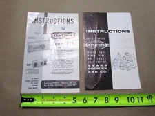 Assembly Instr For Craftsman No. 10525 Power Tool Bench Plus No. 21205 Power Pak