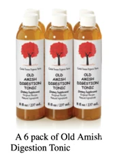 6 BOTTLES OF FORMALLY STOP ACID REFLUX  PAIN NEW FACTORY SEALED OLD AMISH REMEDY