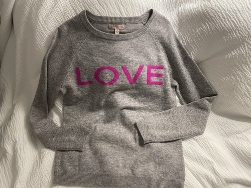 PHILOSOPHY Cashmere LOVE Sweater GRAY 