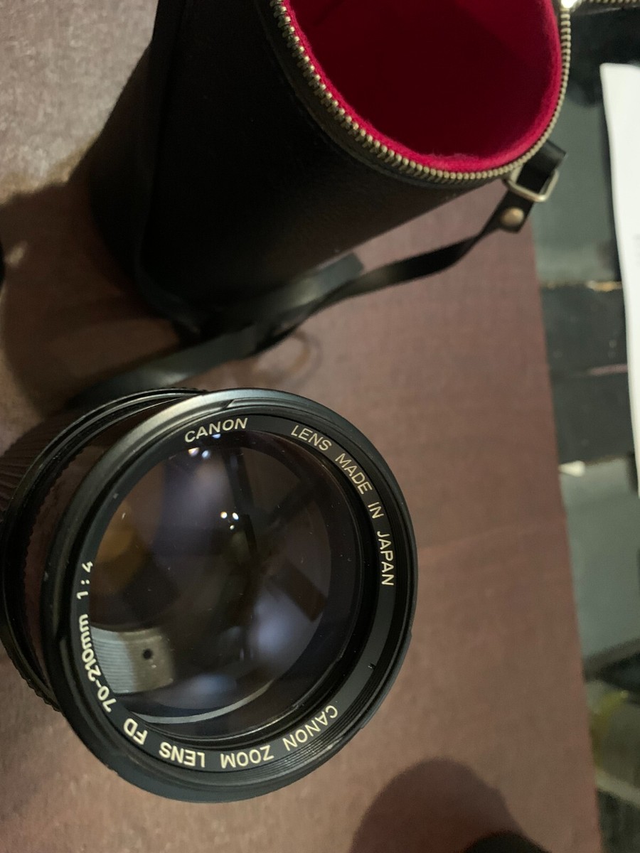 Vintage Canon 70-210mm 1:4 Manual Focus FD-Mount Zoom Lens Japan