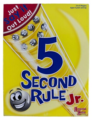 5 Sekunden Regel Junior schnelles Denken & schnelles Sprechen Spiel von University Games (6+)