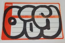 2000 Sticker Graffiti Art Jonathan See Lim aka Tie One by MQ 4.25x3.25 ORIGINAL