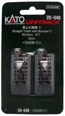 Kato 20-048 50.5mm (2') Bumper / Puffer Typ C S50B-C (N scale) 7078009