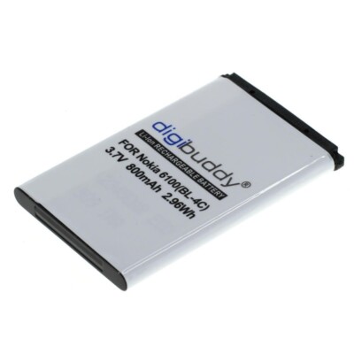 Akku kompatibel zu BL-4C BL4C Accu 800mAh Li-Ion 3,7V Original digibuddy