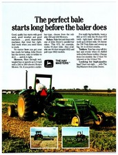 1990s John Deere Hay Rakes - Original Print Advertisement (8in X 11in)