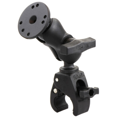 RAM Tough-Claw Clamp Mount with 1.5'' Ball , Short Socket Arm and Round AMPS Base