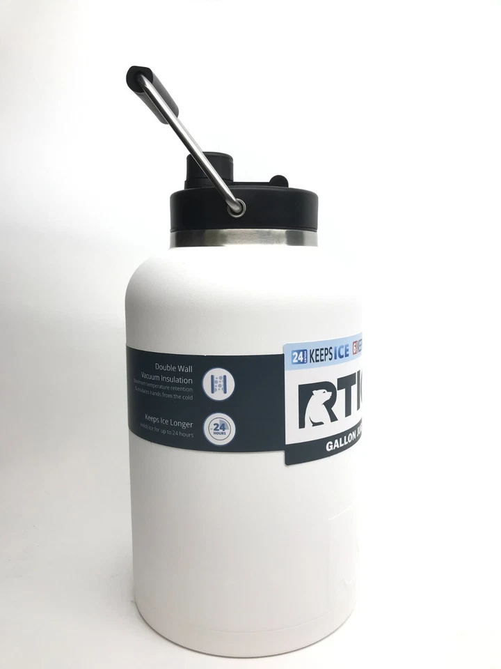 NUEVA JARRA RTIC de un galón - Blanca - Doble pared aislada al vacío Foto 4 de 4