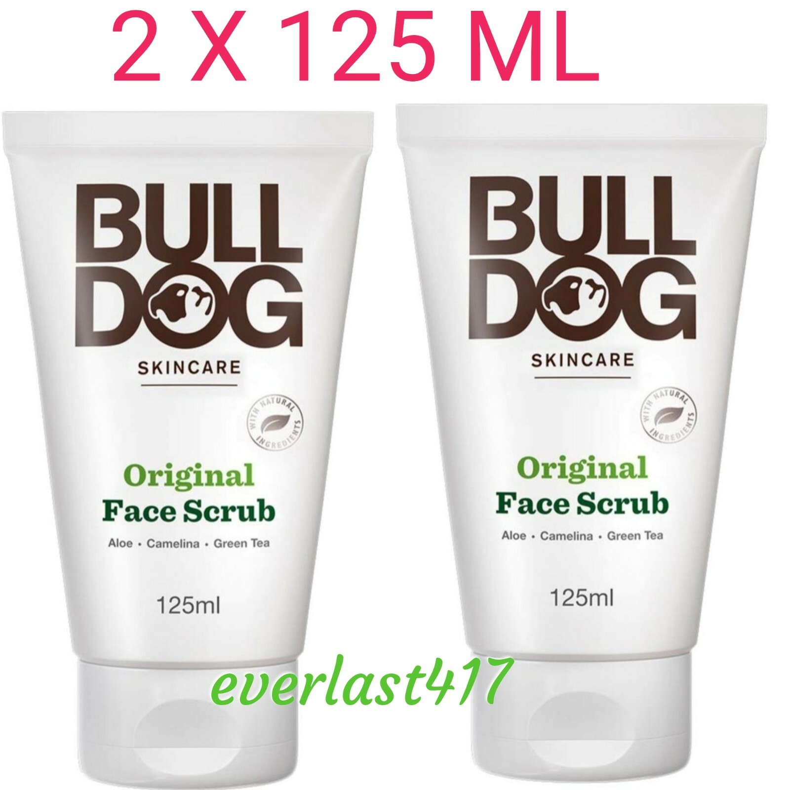 BULLDOG SKINCARE Original Face Scrub For Men, With Aloe Vera, 125ml | Exfoliating face scrub for dry and normal skin, deeply cleansing and exfoliating, with natural origin ingredients, vegan - Image 6