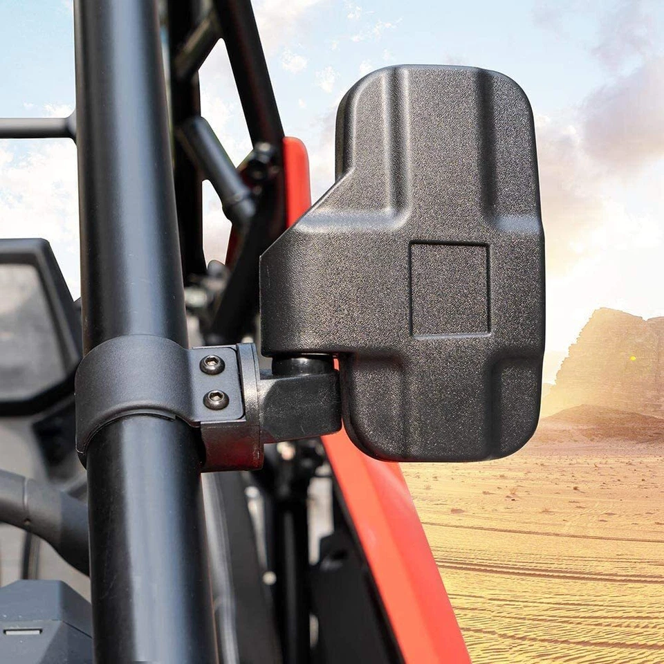 Задние зеркала бокового обзора 1,75 дюйма и 2 дюйма для Kawasaki Mule PRO FX FXT DX DXT PRO-MX UTV - Изображение 2 из 4