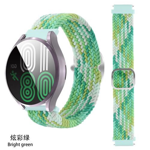 Geflochtenes Nylonarmbandband für Samsung Galaxy Watch 6 5 4 40/44 mm 6 Classic 5 Pro - Bild 32 von 39