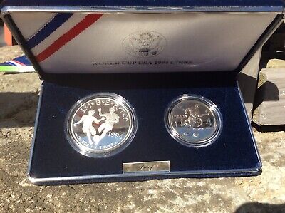 1994 World Cup USA Commemorative Two Coin Sets with box | eBay 1994 World Cup USA Commemorative Two Coin Sets with box | eBay