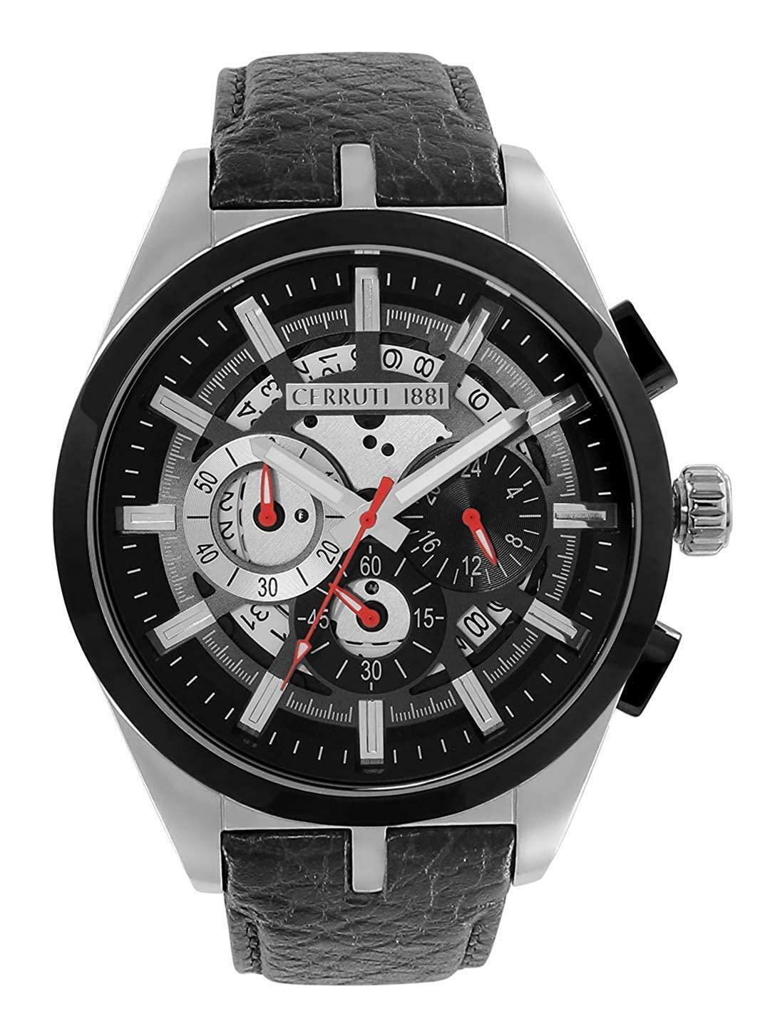 $795 MSRP | Cerruti 1881 Men's Veliero Chronograph Swiss Watch - CRA28302 NEW