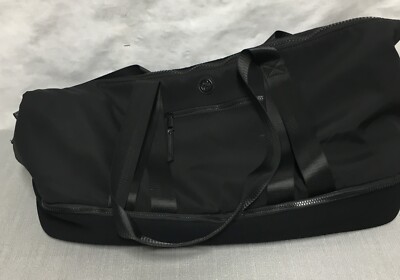 Joan David Weekender Yoga Gym Duffel Bag Black