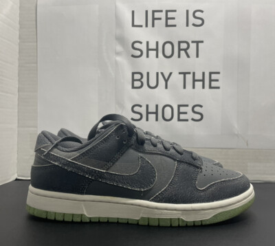 Nike Dunk Low Retro PRM  Halloween  Iron Grey Green DQ7681-001 Men s Size 6