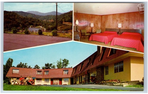 Blowing Rock, NC Postcard- RED SHINGLE LODGE BEST WESTERN MOTELS ...