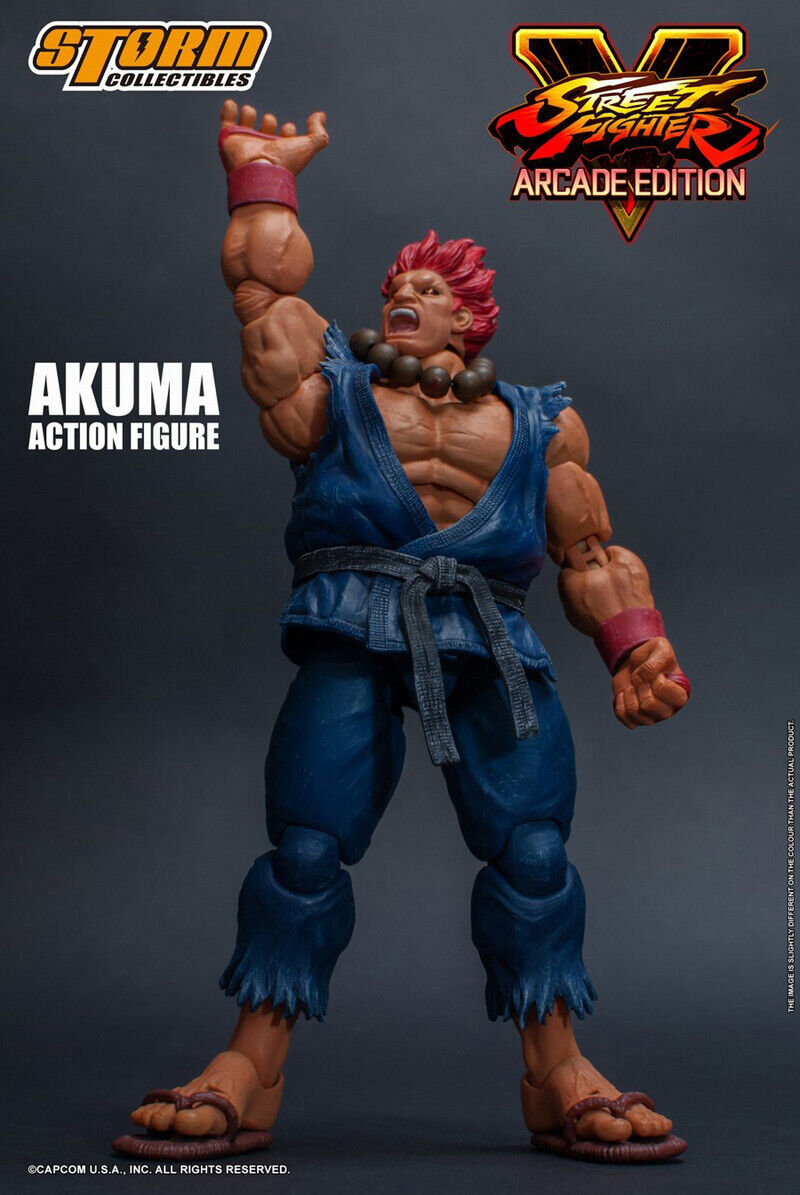 NEW Street Fighter V Akuma (Gouki) Action Figure Storm