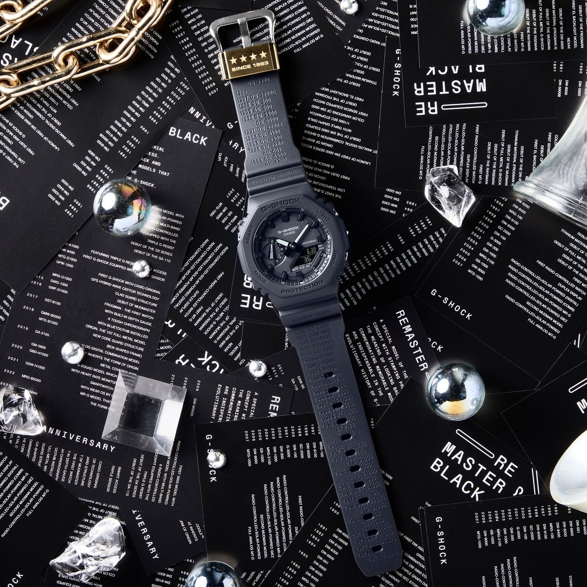 CASIO G-SHOCK GA-2140RE-1AJR 40th Anniversary REMASTER BLACK