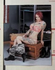 Anna Bell Peaks 8x10 Photo Print Sexy Tattoo Model Pornstar Onlyfans Picture