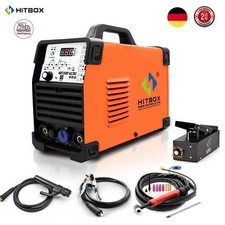 HITBOX TIG Schweißgerät Aluminium AC/DC WIG MMA IGBT Inverter Welder mitFußpedal