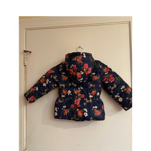 Little Me Floral 4T Quilted Puffer Jacket - Picture 3 of 5