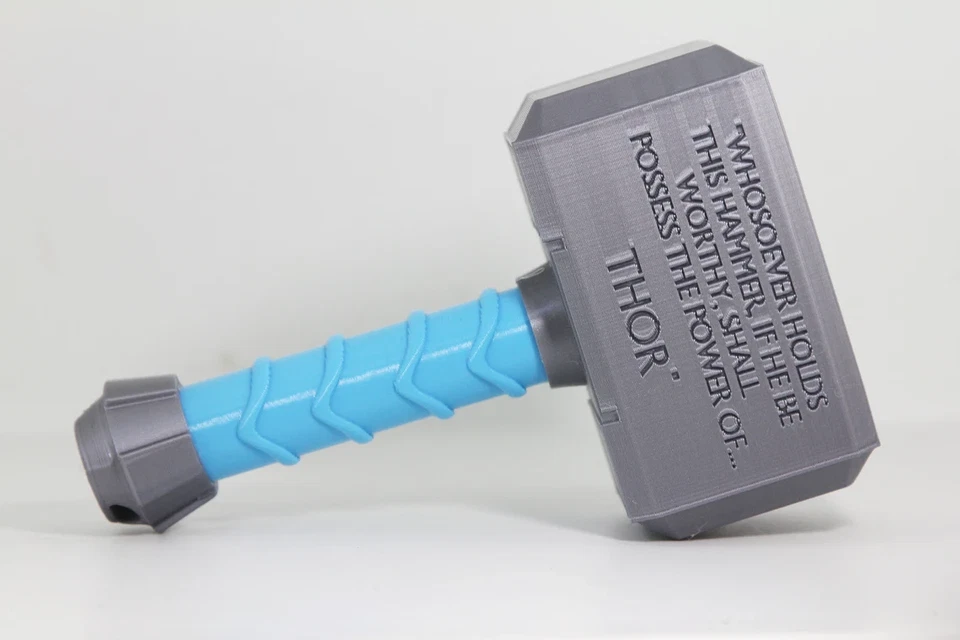 Babys First Mjolnir Thor Baby Rattle Thors Hammer Thors Baby Rattle Toy - Image 2 of 4