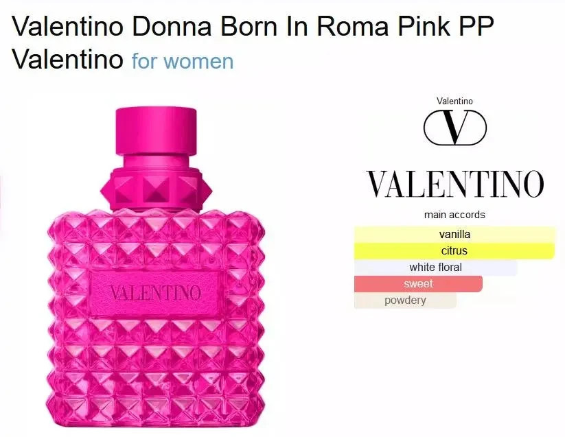Valentino Born In Roma Pink PP 3.4 fl oz Women's Eau de Parfum for