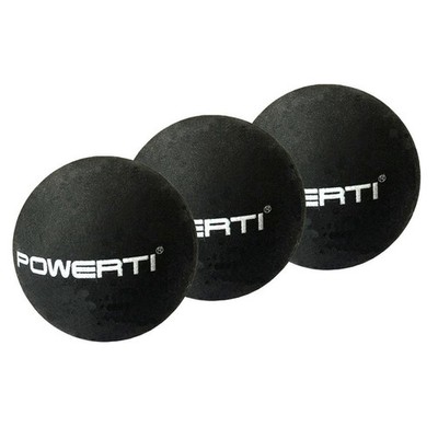 3 Pack Gummi Doppelt Gelb Dot Squash Bällchen Racing Training Practice Bälle