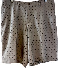 Adidas Golf Shorts Gray Men s Size 34 Ultimate 365 Logo All Over Print, pockets