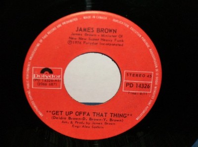 James Brown - Get Up Offa That Thing / Release the Pressure, 7'', (Vinyl)
