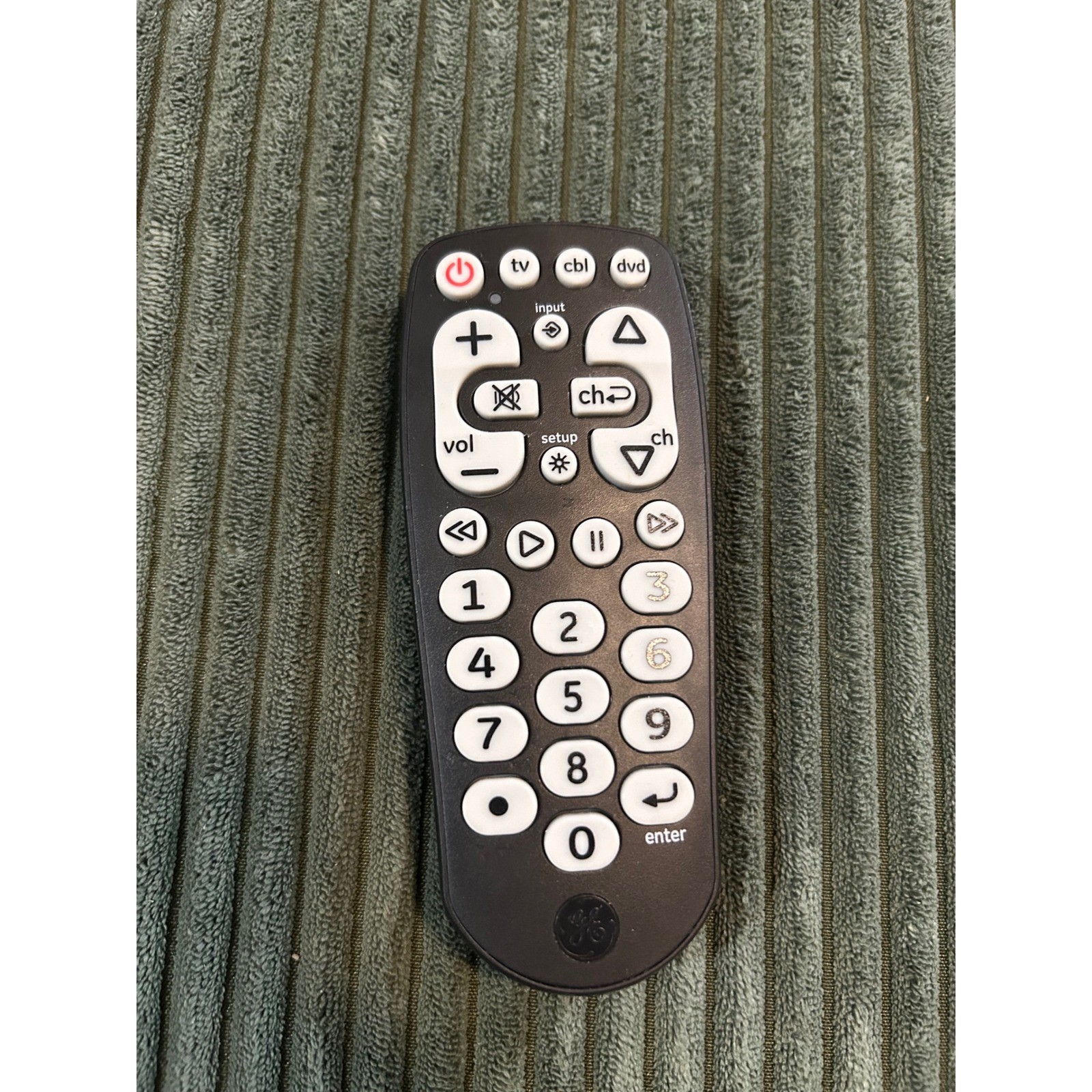 Control 32900 Tv Dvd Cbl Input Power Volume Channel
