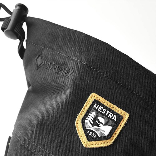 Hestra Army Leder Gore-Tex 3 Finger Handschuhe in schwarz - Bild 6 von 7