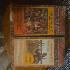 Pair of Vintage Deer Hunting VHS Tapes RealTree Monster Bucks 2 and North Ameri